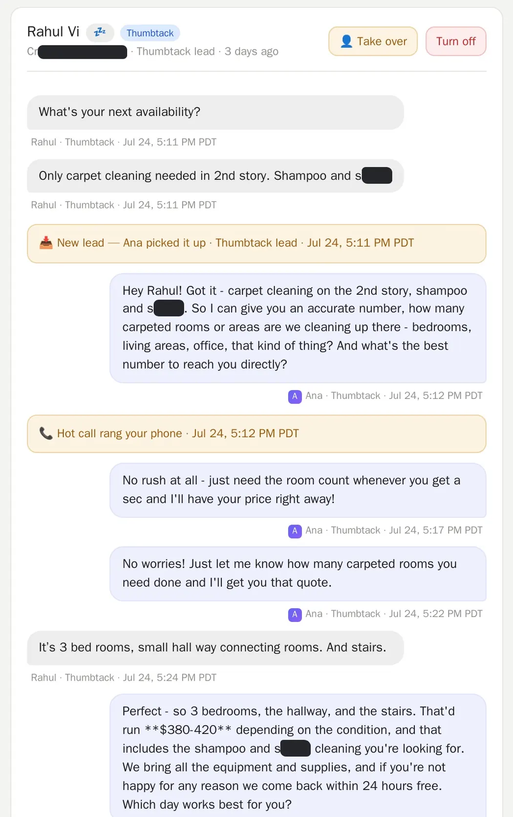 Real conversation: Human + AI — The Manager Steps In. BizzyBots Steps Back.